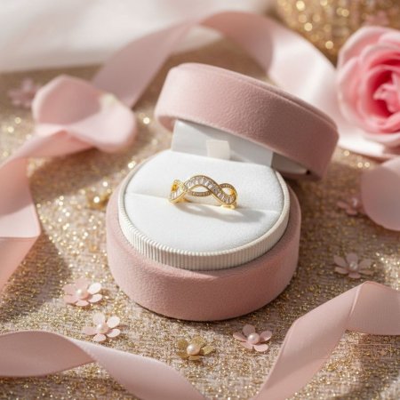 خاتم مع لمعه